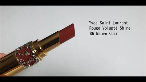 ysl lipstick 86 mauve cuir